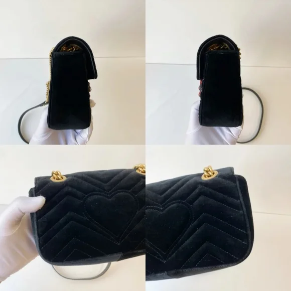 Gucci Marmont Velvet Shoulder Bag - Picture 15 of 16